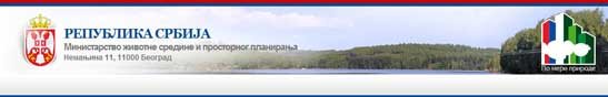 Ministarstvo životne sredine i prostornog planiranja Ministarstvo životne sredine i prostornog planiranja