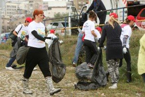 Čišćenje kod starog savskog mosta Čišćenje kod starog savskog mosta