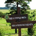 Ovde je priroda čista neka i posle vas bude ista