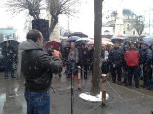 Protest u Pljevljima Protest u Pljevljima