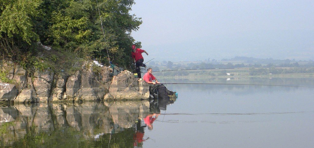 ribari na jezeru Gruža