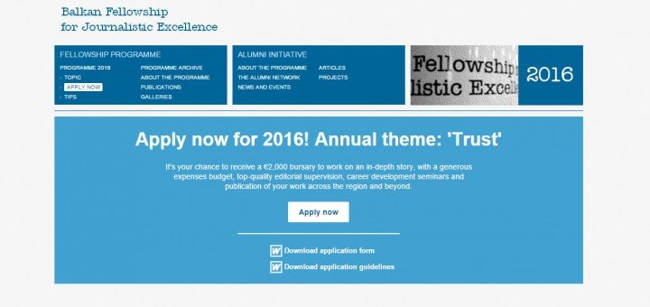 Balkanske stipendije za novinarsku izuzetnost