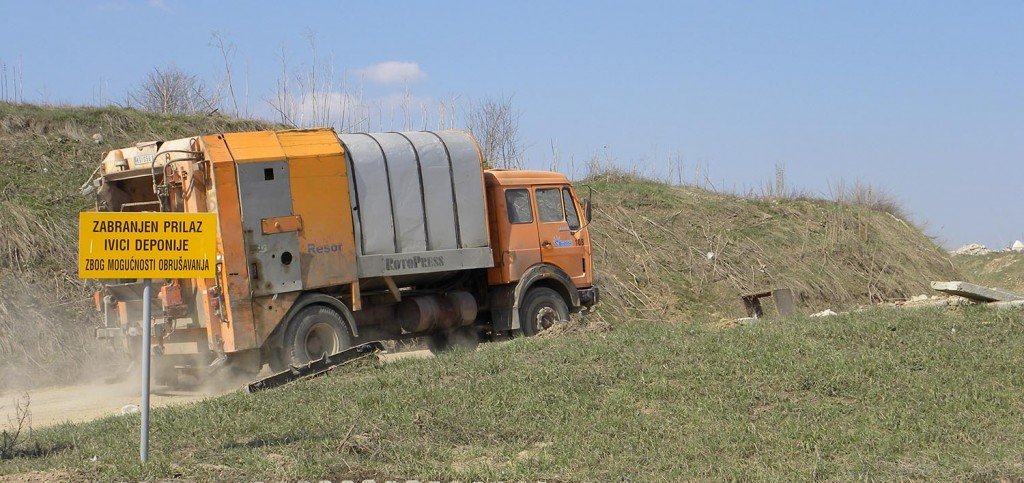 odvoženje smeća na deponiju Jovanovac