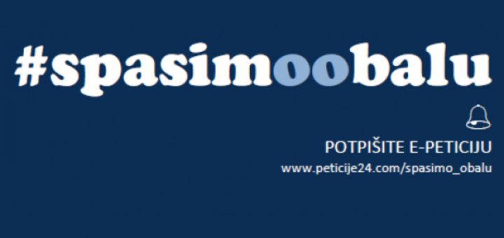 Online peticija  pod sloganom ,,Spasimo obalu”