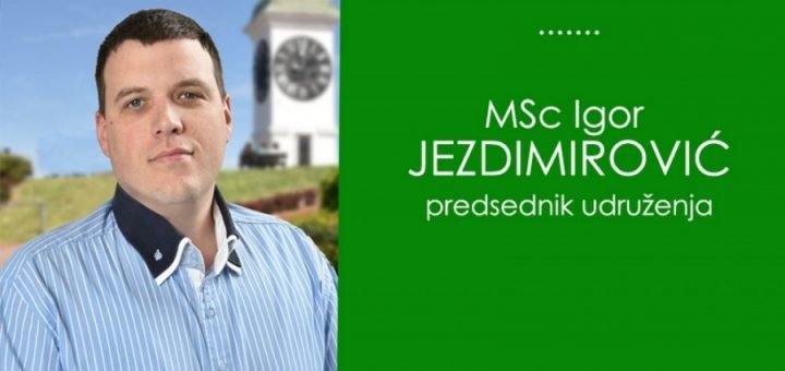 MSc Igor Jezdimirović - predsednik Udruženja inženjera zaštite životne sredine