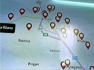 VODOVOD BERILOVAC mapa