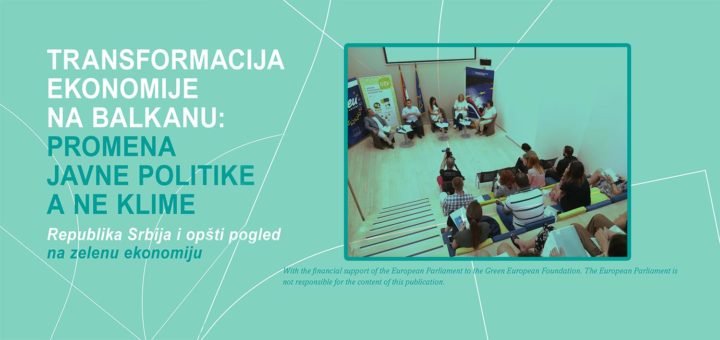 Revision of the Economy in the Balkans: Change Policy not Climat